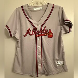 Atlanta Braves women’s Majestic jersey, 2XL, EUC